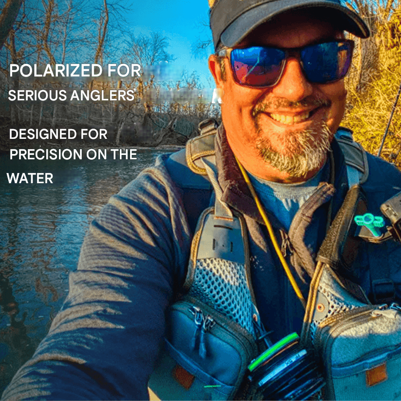 HookVue™| Premium Polarized Sunglasses — Spot More Fish, Cut Glare, Protect Your Eyes